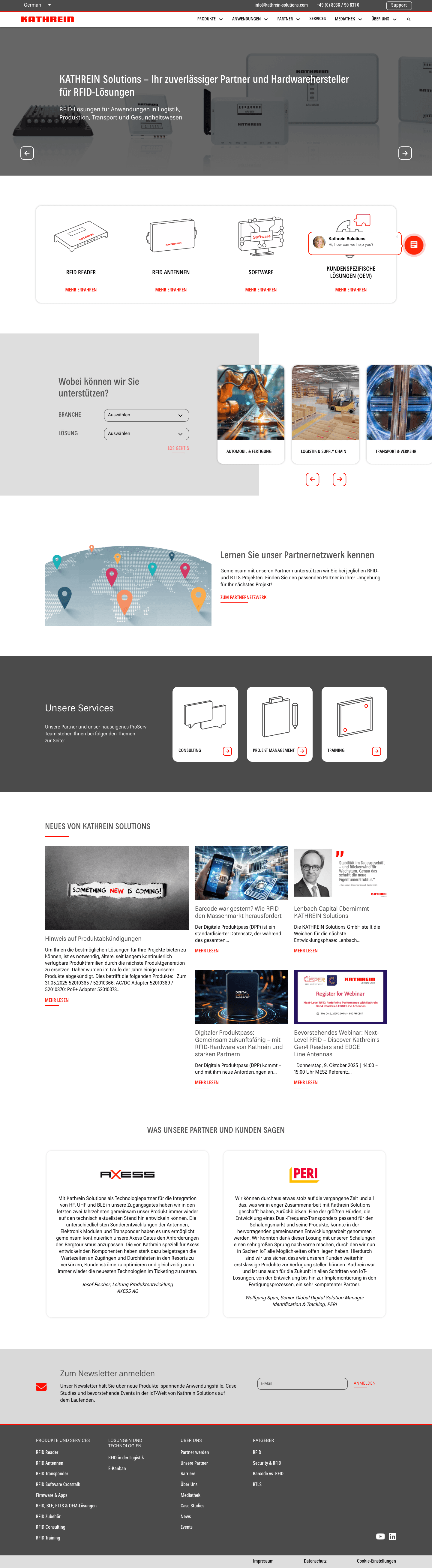 KATHREIN Solutions — Desktop